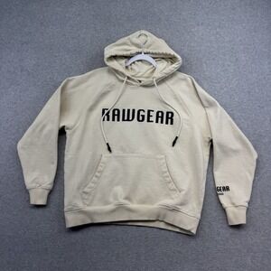 Rawgear Los Angeles Men's Medium Ivory Off-White Pullover Hoodie Streetwear Cozy